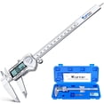 thumbnail image 1 of Kynup Digital Caliper, 8 Inch Caliper Measuring Tool with Stainless Steel, IP54 Splash Proof Protection Design, Easy Switch from Inch Metric Fraction, Lar, 1 of 6