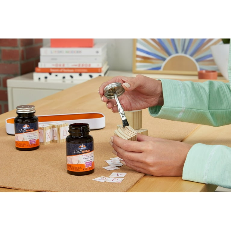 Elmer's No-Wrinkle Rubber Cement with Brush, 8 oz, Photo Elmer's No-Wrinkle Rubber Cement with Brush, 8 oz, Photo