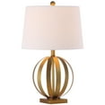 thumbnail image 4 of SAFAVIEH Euginia 24.5 in. H Golden Glam Sphere Table Lamp, Gold, Set of 2, 4 of 6
