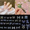 thumbnail image 2 of Milue 200pcs Bows Nail Art Charms Crystal Bowknot Decals ABl Bow Nails art Jewelry, 2 of 21