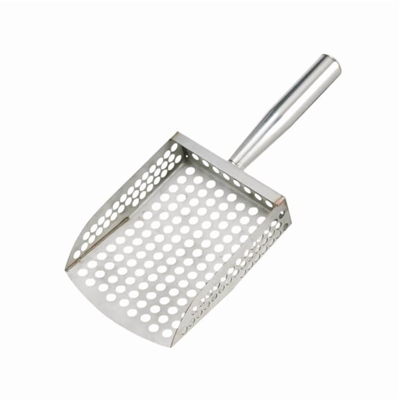 Sand Scoop for Metal Detecting Digging Sieve Sand Sifter Shovel Comfortable Handle Stainless Steel Sifter Shovel