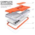 thumbnail image 4 of FITO For Samsung Galaxy S22 Plus Case, Phone Case with Screen Protector and Kickstand (Orange), 4 of 8