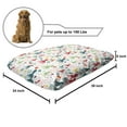 thumbnail image 2 of Octopus Pet Bed, Ocean Themed Animals and Plants Jellyfish Shellfish Colorful Doodle Style Design, Resistant Pad for Dogs and Cats Cushion with Removable Cover, 24" x 39", Multicolor, by Ambesonne, 2 of 4