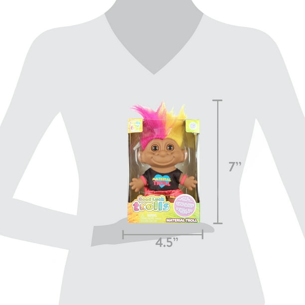 Good Luck Trolls - Single Doll Pack MATERIAL TROLL - Walmart