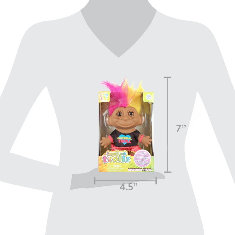 Lykketrold Familie Grandam Good Luck Troll H19 cm, Overgrootvader - Kerstfiguren en -kabouters