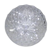 6 "Clear LED suspendu le décor de sphère de cristal de Noël