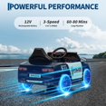 thumbnail image 1 of EDTara 12V Police Car Ride On Car for Kids, Ride On Toy with Remote Control, Alert Tones, Megaphone, Flashing Lights, Music, Spring Suspension, 1 of 7