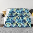 thumbnail image 1 of Fotbe Hawaiian Style Manta de Franela con Estampado, Manta Ultrasuave para Cama, Sofá, Auto, Hipoalergénica y Antibolitas-60"x50", 1 of 6