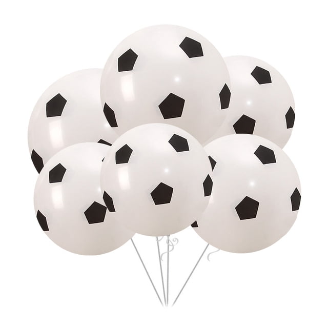 Juego de balones de fútbol de látex de 12 pulgadas, 100 unidades