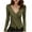 Army Green Shirt fot Women, variant on Women's Surplice V-Neck Rib Knit Long Sleeve Tops Stylish Basic Layering Casual Daily Wear Blouse Purple Free Size