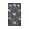 thumbnail image 1 of Floral Hanging Pocket Organizer, Illustration of Rowanberry Branch Silhouette Snow Holiday Repetitive, Printed Polyester Storage Bag with Pockets, 9" x 27", Dark Grey and Seafoam, 1 of 2