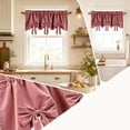 thumbnail image 6 of Talqzovs Valance Curtains,Velvet Short Curtain Window Treatment for Bedroom Living Room Kitchen 57x17.7in, 6 of 7
