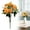 Z3_Orange, variant on 7-Fork Artificial Hydrangea Fake Flower Simulation Silk Hydrangea with Stems Bouquet Arrangement Family Table Centerpiece Wedding Baby Shower Birthday Party Decoration (Red)