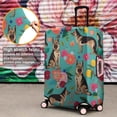 thumbnail image 4 of German Shepherd with Pioneer Flower Luggage Cover Fashion Suitcase Cover Baggage Covers Fit 25-28 Inch Luggage (Go Travel), 4 of 5