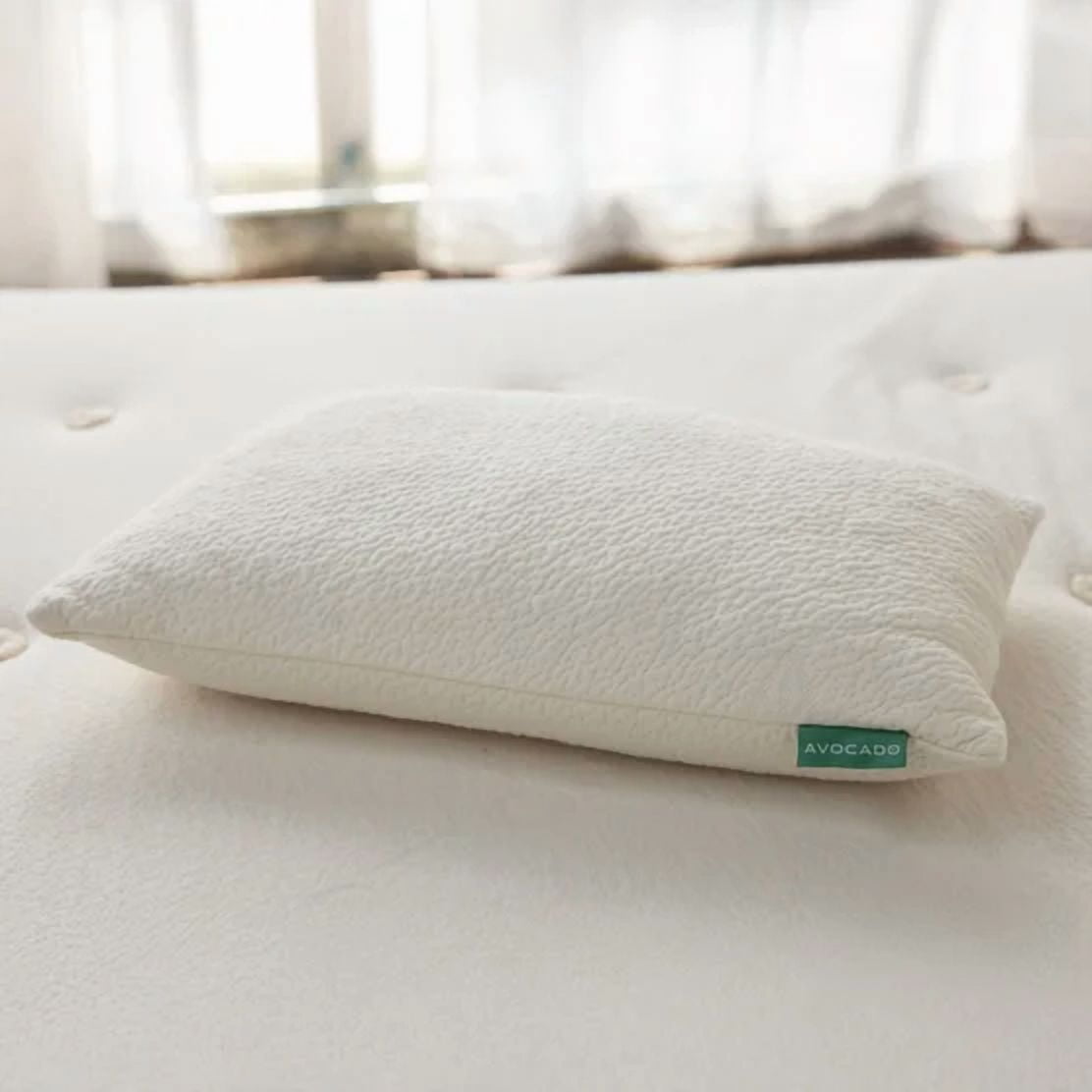 Avocado Organic Pillow with Natural Latex and Kapok Fill (Queen)