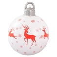 thumbnail image 3 of Bola inflable gigante de Navidad de 40 cm, bola grande decorada para exteriores, decoración navideña para exteriores, decoración para patio, césped y porche, 3 of 5