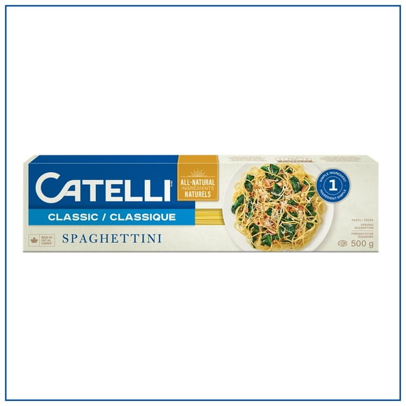 Catelli Classic All-Natural Spaghettini Pasta, 500g, 500 g