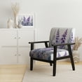 thumbnail image 2 of Designart « Dreaming of Violet Ferns II » Fauteuil d'Appoint Rembourré à Fougères Violettes - Fauteuil Moderne pour Chambre, 2 of 7