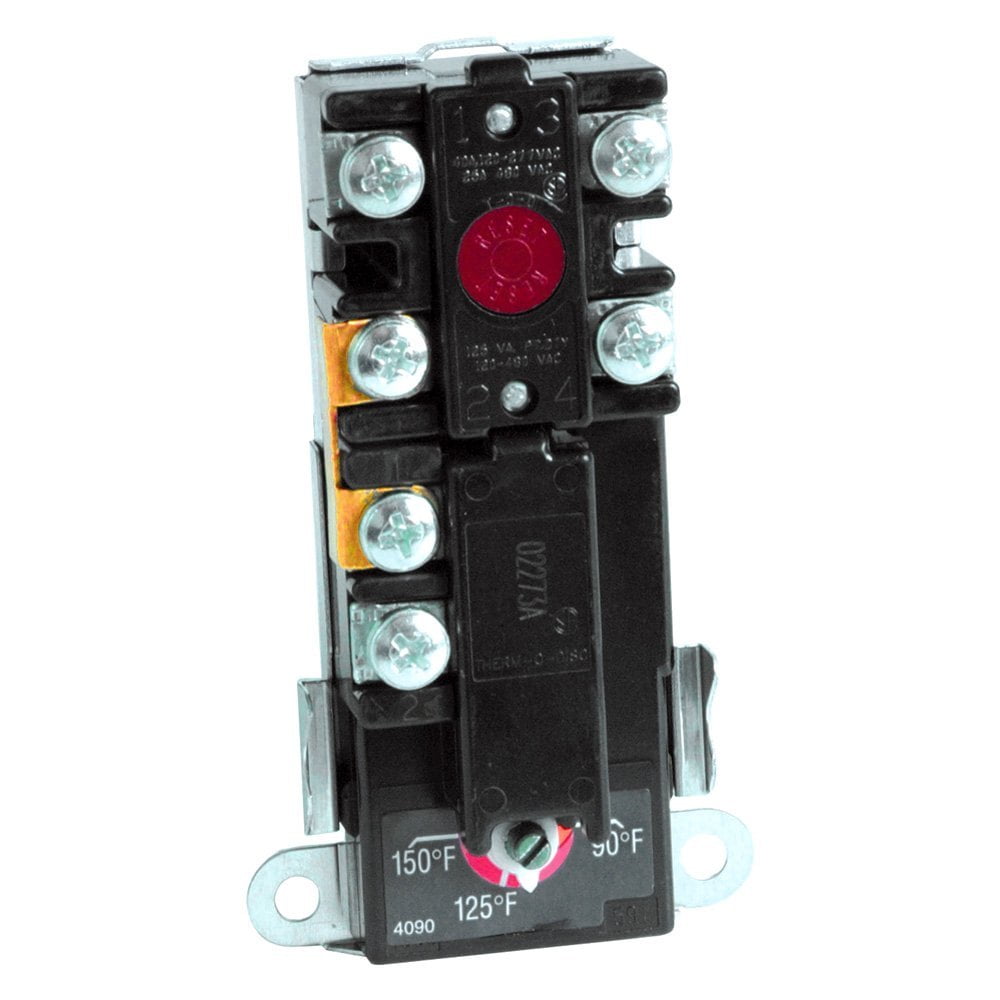 Camco 08143 - TOD Style Black Single Water Heater Thermostat with HLC