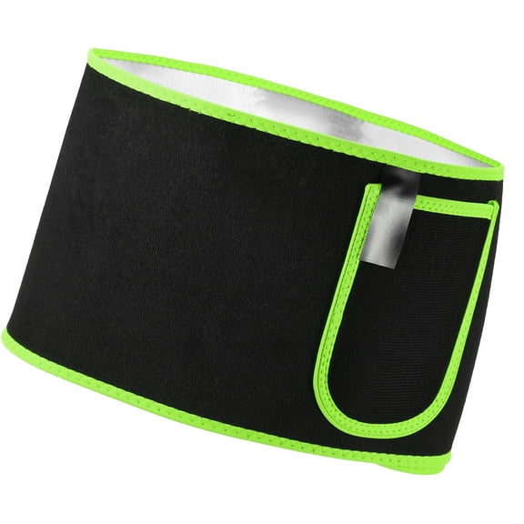 Vocoste Unisex Waist Trainer Sport Waist Belt Slimming Stomach Wrap for Workout Green