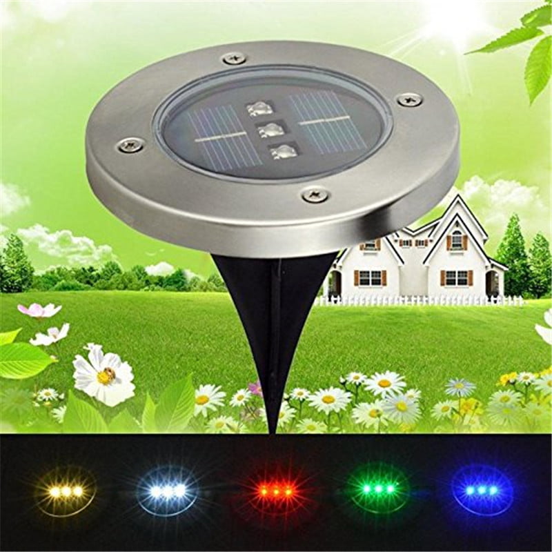 Details about   10 LED Solar Power Buried Light Under Ground Lamp Outdoor Path Lamp Lighting 