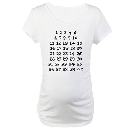 

CafePress - Maternity Countdown Shirt/ Maternity T Shirt - Cotton Maternity T-shirt Cute & Funny Pregnancy Tee