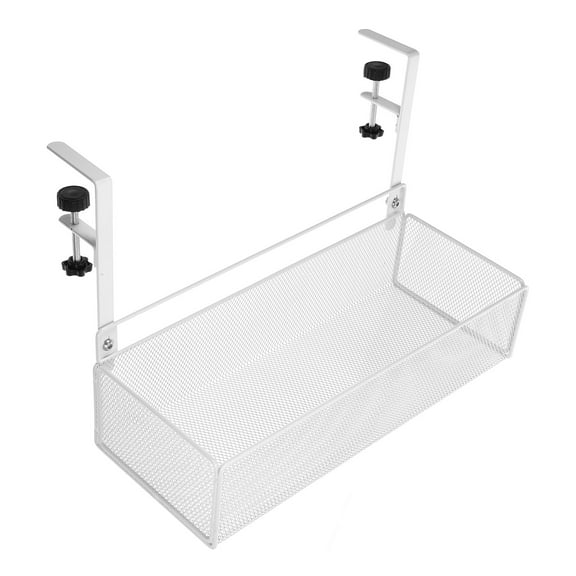 Nishuna Office Under Desk Storage Organizer Clamp On Desk Side File Document Magazines Organization