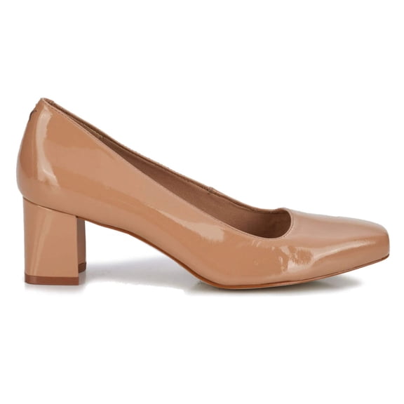 Walking Cradles Wc Meredith Women Pump Slip-on In Nude Patent Leather