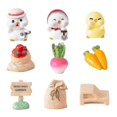thumbnail image 1 of 9pcs Resin Chick Statues Mini Chick Decors Farm Vegetable Miniatures Decors Miniature Chick Sculptures, 1 of 2