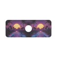 thumbnail image 7 of Yayeee Faucet Mat for Kitchen Sink 14.7" Diatomite Long Splash Guard Pad, Blue Neon Road, 7 of 7