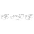thumbnail image 1 of Go Rhino Planche de Course Composant D64506BTK pour Go Rhino Numéros de Pièce D14506T/D224506T/D64506T/DSS4506T/DS4506T/DT4506T; Kit de Montage, 1 of 5