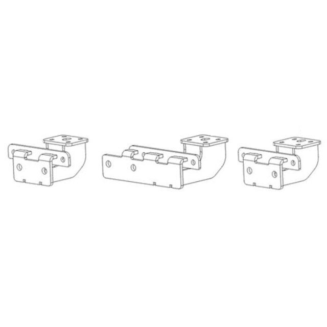 Go Rhino Planche de Course Composant D64506BTK pour Go Rhino Numéros de Pièce D14506T/D224506T/D64506T/DSS4506T/DS4506T/DT4506T; Kit de Montage