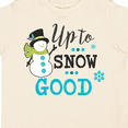 thumbnail image 4 of Inktastic Up to Snow Good with Snowman and Snowflakes Boys or Girls Toddler T-Shirt, 4 of 5