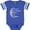 Football Blue and White, variant on Inktastic I Love You to the Moon & Back. Boys or Girls Baby Bodysuit
