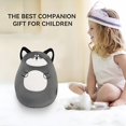 thumbnail image 3 of LAMIRO Kids Travel Pillow - 2-In-1 Deformable Kids Neck Pillow for Traveling, Soft U-Shaped Pillow with Adorable Animal Design, Comfy Sleep and Play, Ideal for Airplanes Travel - Huskies, 3 of 7