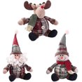thumbnail image 1 of 3pcs Christmas Decorations Christmas Dolls Christmas Tree Decorations, 1 of 5