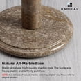 thumbnail image 3 of Radicaln Marble Oceanic Paper Towel Dispenser Countertop for kichen 12.5" Wrapping Paper Towel Stand, 3 of 6