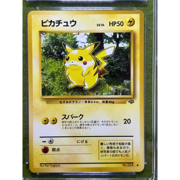 Pokémon TCG Jungle Pikachu JAPANESE POKEMON CARD 1996 Pocket