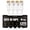White, variant on Cat8 Round 24 AWG Ethernet Cable 5ft, 6 Pc Pack, 40Gbps 2000MHz Network Patch Cord, S/FTP Shielded LAN Cable with RJ45 Connectors, for Gaming, Router, Modem, Laptop