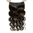 thumbnail image 4 of SEGO Clip in Hair Extensions Human Hair 3/4 Full Head 100% Real Remy Thick Hair Extensions Silky Straight Balayage Blonde Hair Pieces, 4 of 9