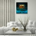 thumbnail image 6 of Epic Art 'Dangerous Dreams' by Mario Sanchez Nevado, Acrylic Glass Wall Art, 24"x24", 6 of 6