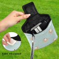 thumbnail image 4 of Haosy Cute Little Baseballs Golf Mallet Putter Cover Strong Magnetic Leather Golf Club Headcover Closure, 4 of 7