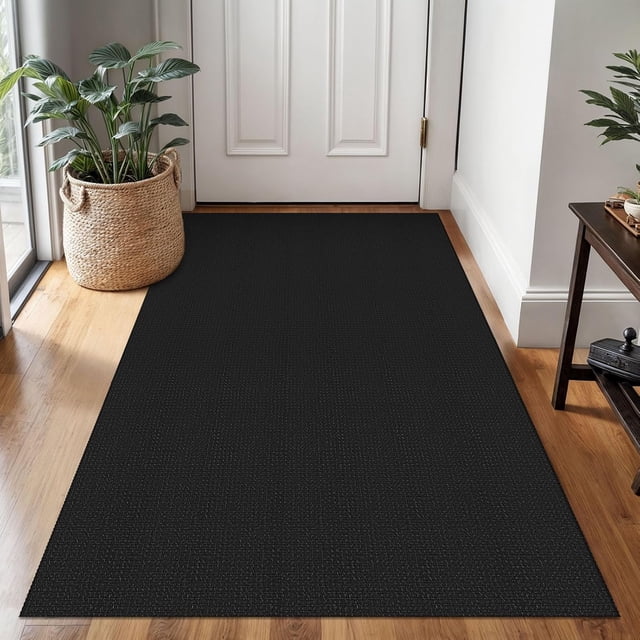 Braided Area Rug x Ft Washable Rugs for Entryway Throw Rugs Rubber Backed Boho Door Mat Indoor Entrance Cotton Kitchen Rugs Woven Front Door Rug for Foyer Living Room Tan/