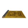 thumbnail image 2 of Ahgly Company Indoor Square Oriental Yellow Traditional Area Rugs, 8' Square, 2 of 4