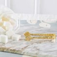 thumbnail image 4 of Rose-Embossed Stainless Steel Tongs, Rust-Proof Food-Grade Mini Clamps For Sugar, Ice, Cheese At Tea Parties, Coffee Bars, Outdoor Picnics (Set Of 4), 4 of 5