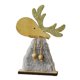 thumbnail image 5 of Adornos navideños de madera, figura rústica de alce para tienda, hogar en invierno. Gris S, 5 of 9
