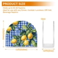 thumbnail image 4 of Yayeee Napkin Holder for Table Kitchen Paper Tissue Organization, Green Lemon Plaid, 4 of 8