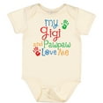 thumbnail image 3 of Inktastic My Gigi and Pawpaw Love Me Boys or Girls Baby Bodysuit, 3 of 5
