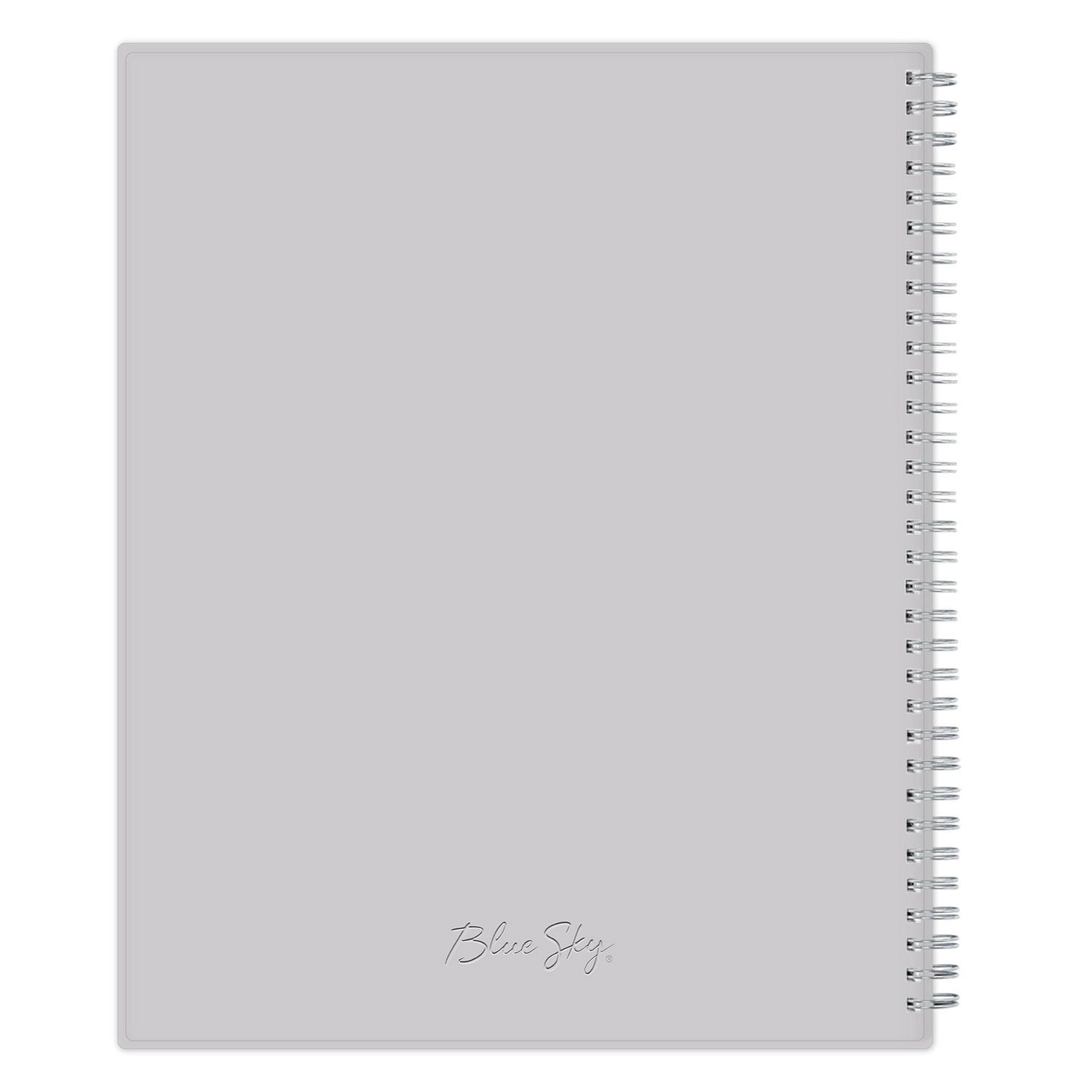 Agenda hebdomadaire/mensuel 2024, 8,5 po x 11 po, Blue Sky, Gris