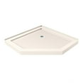 thumbnail image 2 of DreamLine SlimLine 42 in. D x 42 in. W x 2 3/4 in. H Corner Drain Neo-Angle Shower Base in Biscuit DLT-2042420-22, 2 of 5